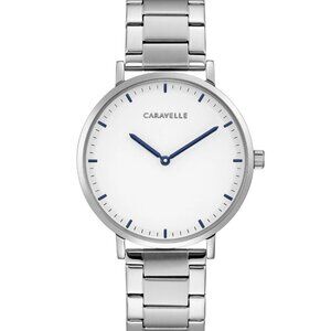 Carvelle Men's Min Max Quartz Silver Watch 39MM 43A150